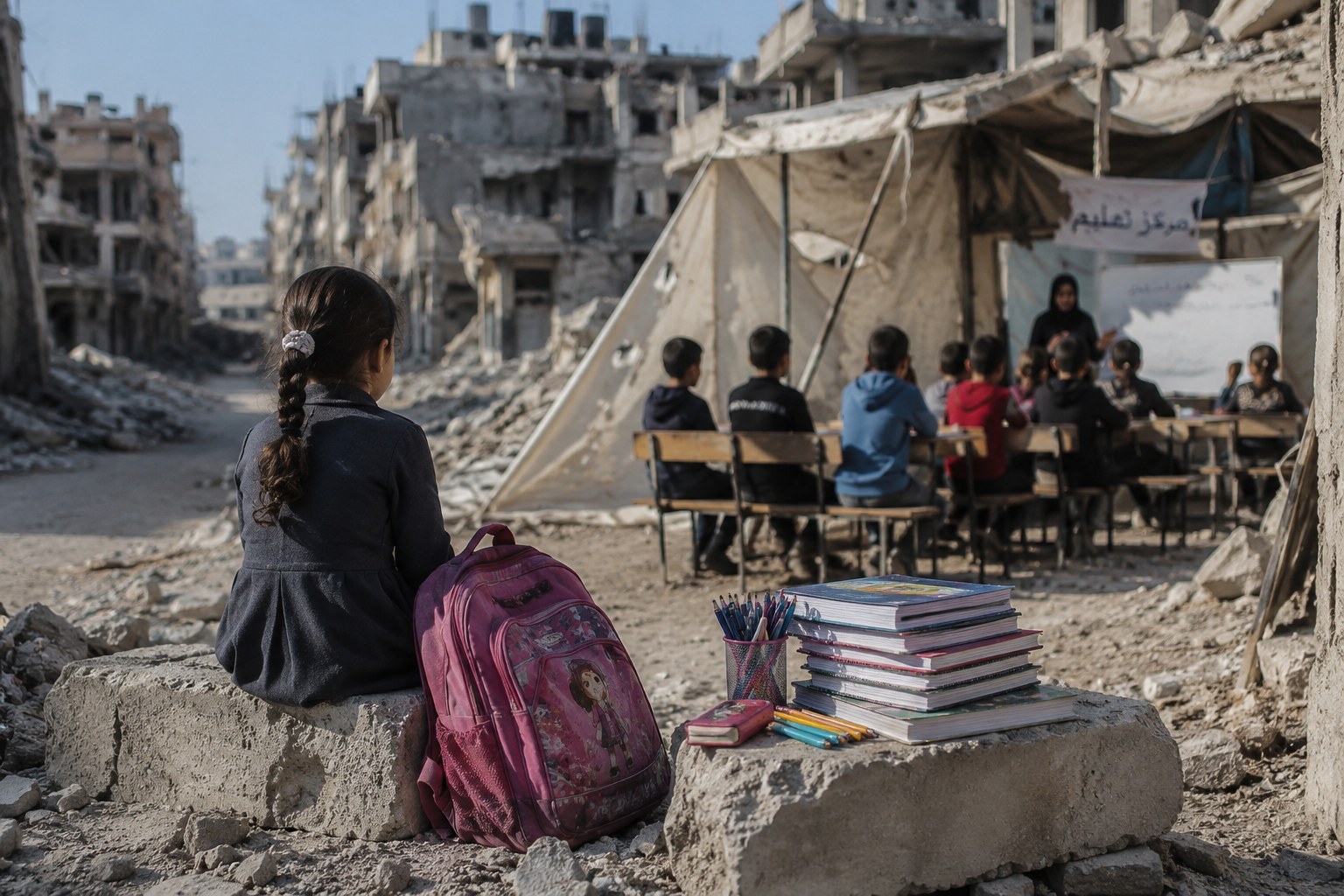 Tahun Ajaran Baru di Gaza, Pendidikan Bertahan di Ruang Darurat