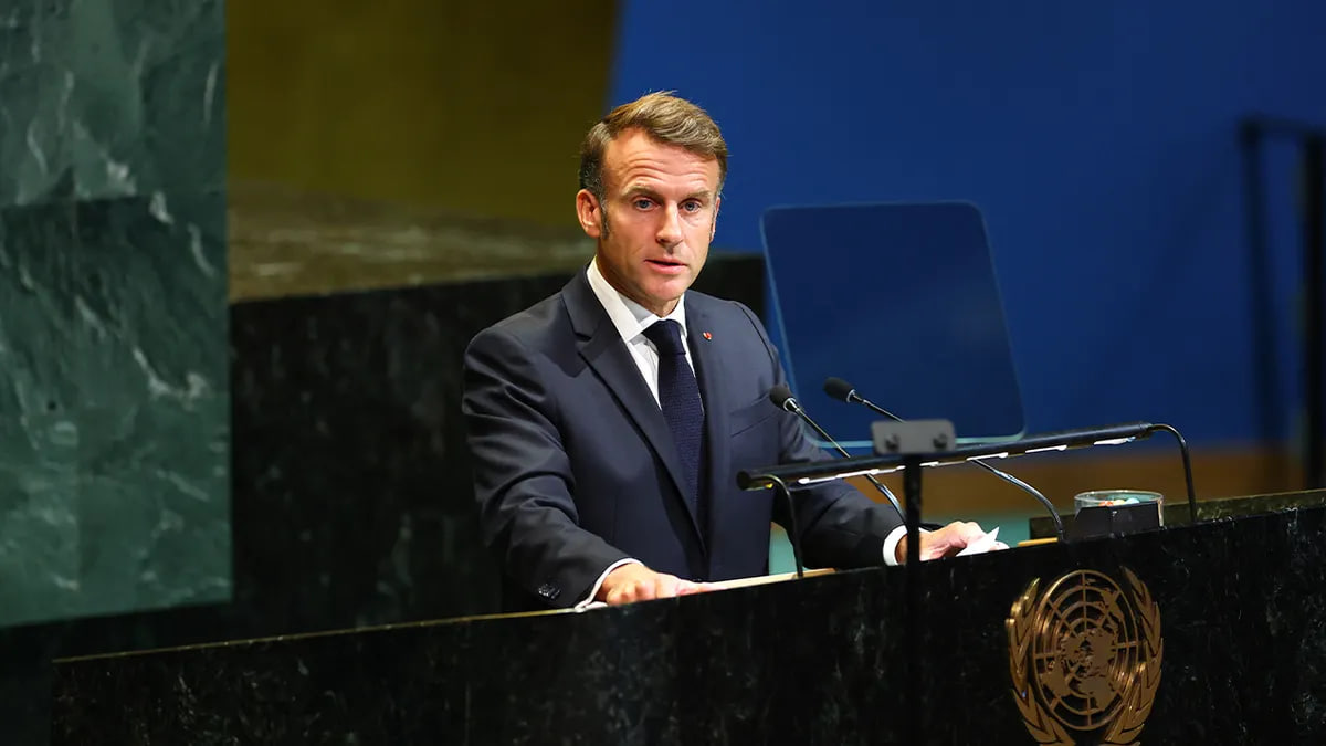 Presiden Prancis Emmanuel Macron Menentang Klaim Perdamaian Gaza oleh Donald Trump di PBB