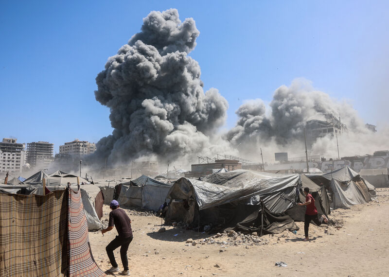 Pesawat Tempur Israel Hancurkan Empat Rumah di Wilayah Timur Kota Gaza